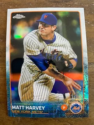 MATT HARVEY 2015 Topps Chrome Refractor #115 New York Mets • $1.09