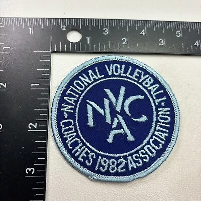 Vintage 1982 NVAC NATIONAL VOLLEYBALL COACHES ASSOCIATION Patch 95G3 • $11.01