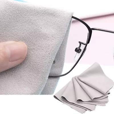 10x Reusable Soft Microfiber Cleaning Cloth For Glasses And Screen Lens Cleaner • £4.99