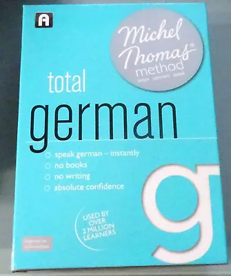 Total German - Michel Thomas  -8CD 1CD-ROM - Beginner-Intermediate -RRP £90 • £19.50