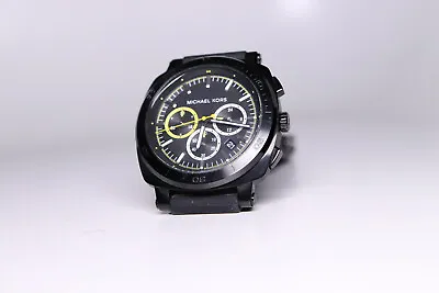 Pre Owned Mens Black And Yellow Michael Kors Watch • $50