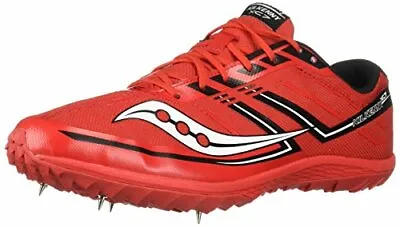 Saucony Men's Kilkenny XC7 Track Shoe Red/Black S29041-6 • £15.67