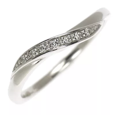 4℃ K10WG Diamond Ring - Auth Free Shipping From Japan- Auth SELBY_JAPAN • $721.84