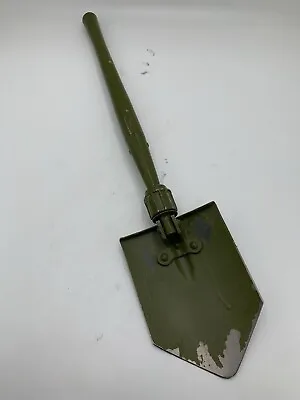 Vintage Army Military Green Foldable Small Shovel With Carrying Case • $99.99
