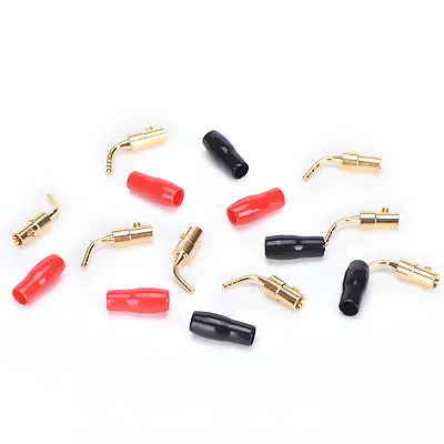 8PCS 2MM Audio Speaker Cable Pin Plug Banana Connector Screw ~H4 • $3.44