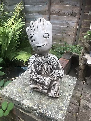 Tree Spirt Super Hero- Tree Man - Garden Ornament  - Hand Cast • £40