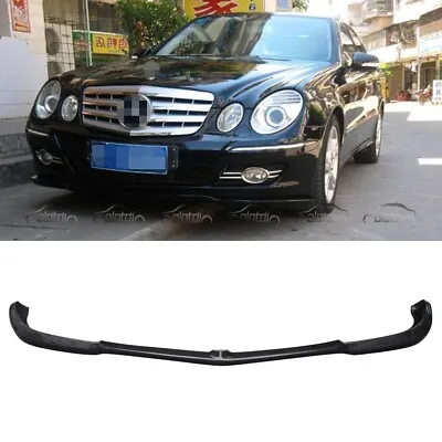 Front Lip Bumper Spoiler Carbon Fiber For Mercedes Benz W211 E63 AMG 2007-2009 • $377