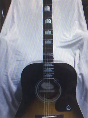 SALE**** Epiphone PR-150-VS Acous/Elect Guitar With Gig Bag Excellent Condition • $199