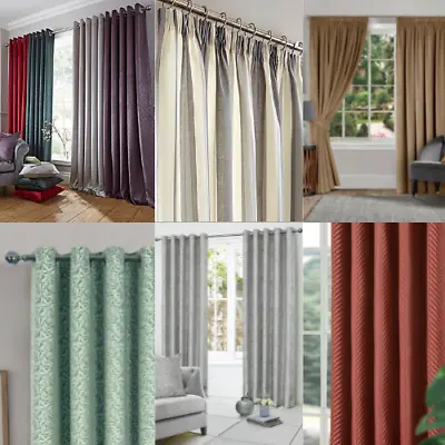 £9 • Buy Cheap Curtains (Pair Of) Lucky Dip - Various Colours And Sizes - Slight Seconds