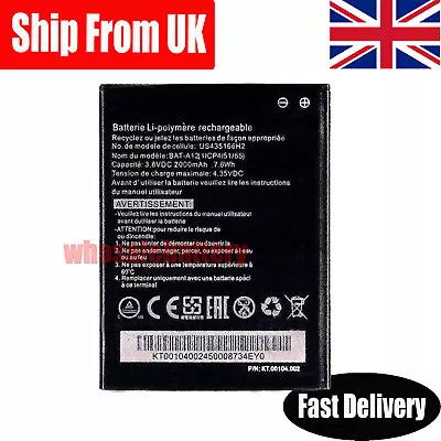 Battery For ACER Liquid Z520 2000MAH BAT-A12 Spare Parts Battery New • £8.66