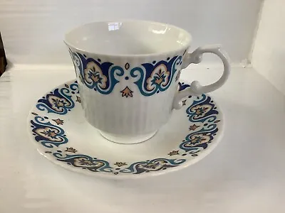 Mayfair Pottery 1970s Vintage Cup And Saucer Fine Bone China • £2