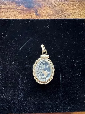 Pure Mined Yellow Gold Nuggets With Gold Filled Bezel Pendent Charm • $25