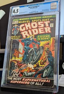 Marvel Spotlight #5 Ghost Rider CGC 4.5 1st Appearance Johnny Blaze Grail Key🔥 • $975