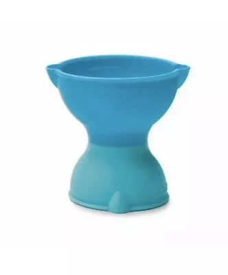 FusionBrands PopMeasure Silicone  Flexible Measuring Cup 2 In 1! “Blue” • $4.99