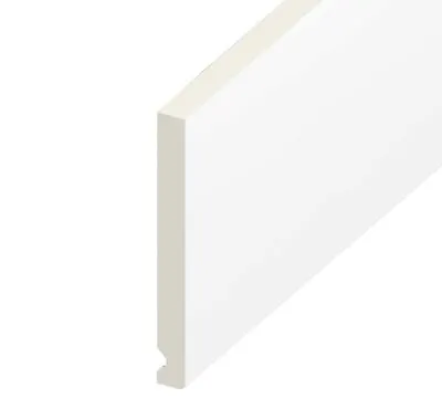 Flat Fascia Euroboard 175mm UPVC White Rafter Fitting 5m Length • £59