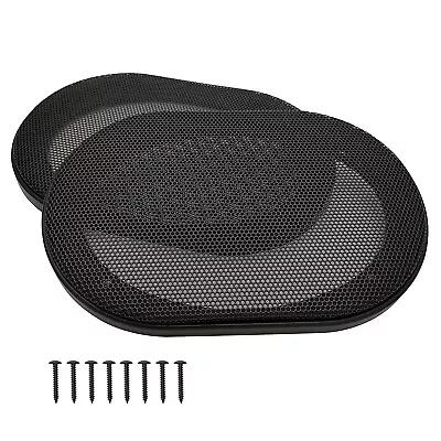 4  X 6  Speaker Grill Covers Car Speaker Subwoofer Guard Protector ABS Plas... • $38.67