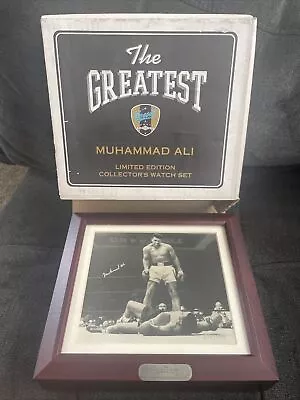 Muhammad Ali Fossil Watch Limited Edition Autographed Photo Boxed Set #474/7500 • $599