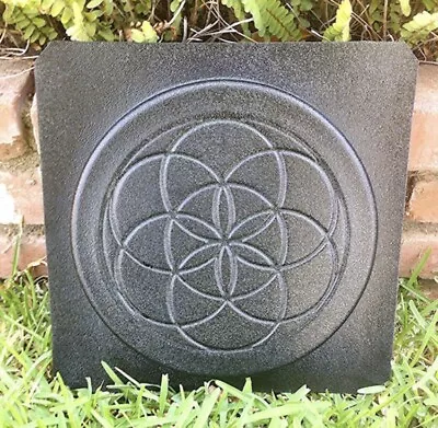 Sacred Geometry Seed Of Life Mold Concrete Cement Or Plaster Stepping Stone • $20