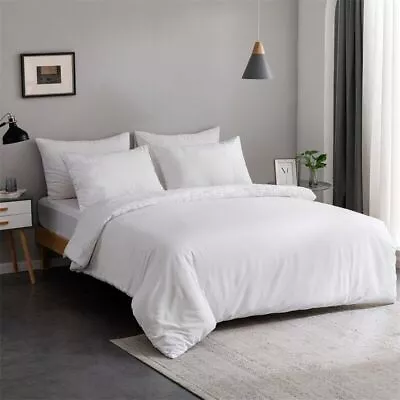 Velvet Splicing Luxury Bedding Set European And American Size Duvet Cover • £87.79