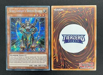 Yugioh Noble Knight's Shield-Bearer BROL-EN017 Secret Rare 1st Edition Near Mint • £1.79