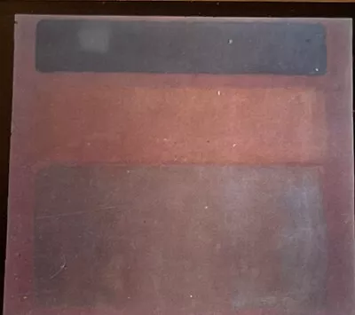 Mark Rothko “Red Brown Black” Abstract Expressionism Art 35mm Slide • £9.66