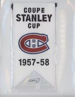 2008 Montreal Canadiens Centennial Set Mini Banners Stanley Cup 1957-58 #1957-58 • $24.39