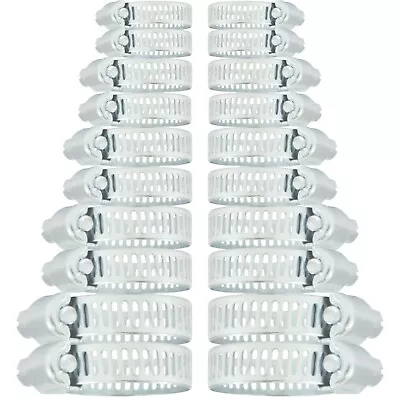 £5.98 • Buy 20x HOSE CLAMPS Worm Drive Jubilee Clip Small-Large 18-27mm Plumbing Pipe Repair