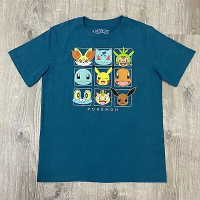$11.97 • Buy Pokemon Characters Face T Shirt Size Extra Large Boys Starters 2016