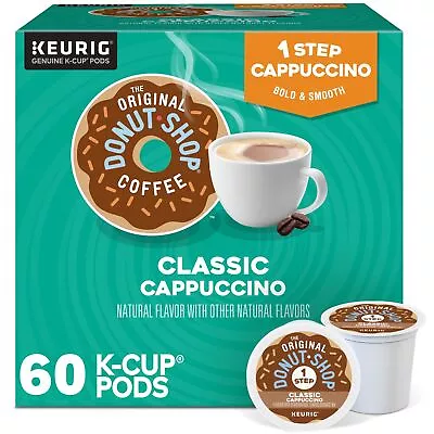 The Original Donut Shop One-Step Classic Cappuccino Coffee K-Cups 60 Count • $29.99