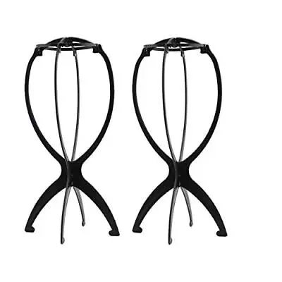 Short Wig Stand 2 Pack Wig Holder For Multiple Wigs • $11.85