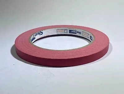 Shurtape Colored Masking Tape (CP-631): 3/8 In. X 60 Yds. (Red) • $8