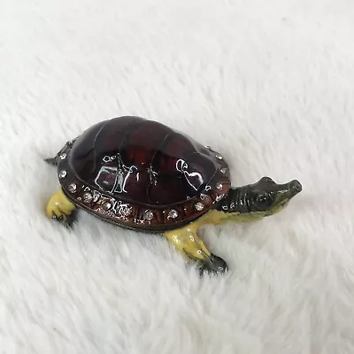 Vintage Turtle Trinket Box Ring Box • $15