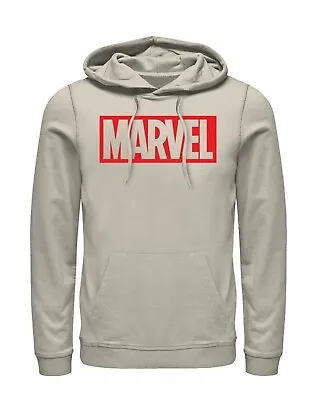 Marvel Men's Gray/Red Graphic Logo Hoodie Size M L XL • $29.88