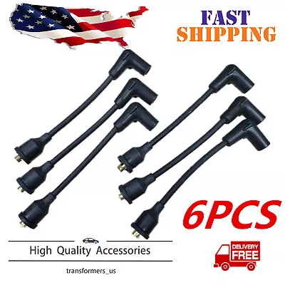 Set Of 6 7mm V6 6 Cylinder For Mercury/Mariner 40/150-200 Hp Spark Plug Wires • $15.89