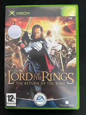 The Lord Of The Rings The Return Of The King - Microsoft Xbox - W/ Manual - PAL • £6.75