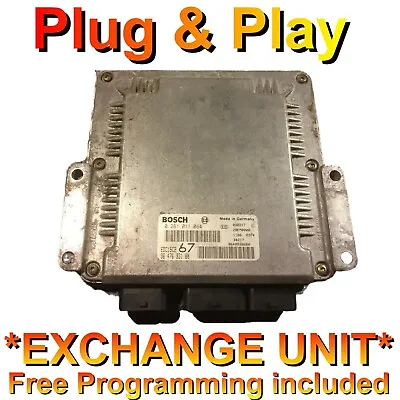 £69 • Buy Peugeot 406 2.0 HDi ECU 0281010593 9643527380 67 *Plug & Play* Free Programming