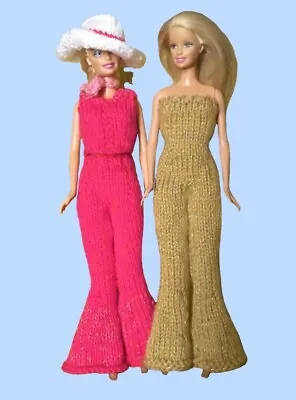 £2.75 • Buy Knitting Pattern 233: Outfit For Barbie / 12  Doll, Disco Cowboy And Jumpsuit
