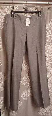 NWT J.Crew Factory 12 Wool Trouser/pants Gray/heather Graphite 17423 • $50