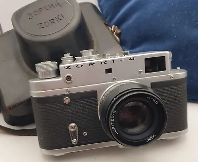 Export Zorki-4 With Jupiter-8 Lens M39 Camera.Mint.Repaired.Box. №73605977 • $148