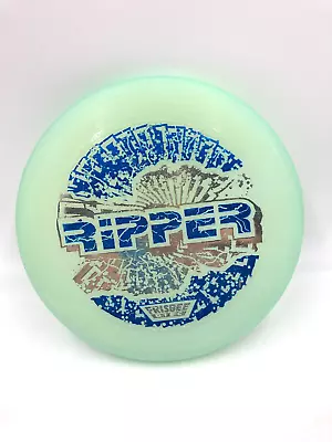 Vintage Frisbee Wham O Ripper Throwing Disc Iridescent  Plastic Toy 1980 122g • $3.75