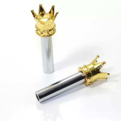 2 Custom Gold Crown Interior Door Lock Knobs Pins For Car-Truck-HotRod-Classic • $16.95