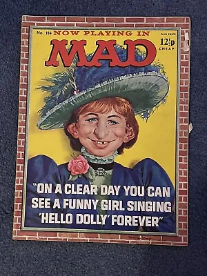 Mad Magazine # 114 Humour 1971 Hello Dolly Uk Rare Vintage • £5