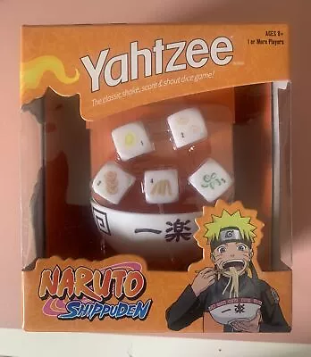 YAHTZEE Naruto Shippuden Classic Family Dice Game Based On Anime Show • $13.99