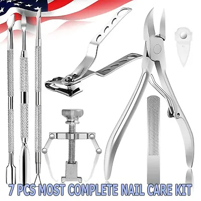 Professional Ingrown Toenail Tool Kit Toe Nail Clipper Set For Pedicure Manicure • $9.99