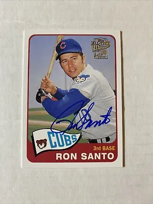 $68.99 • Buy 2005 Topps All Time Fan Favorites On Card Autograph Auto #RSA Ron Santo Cubs