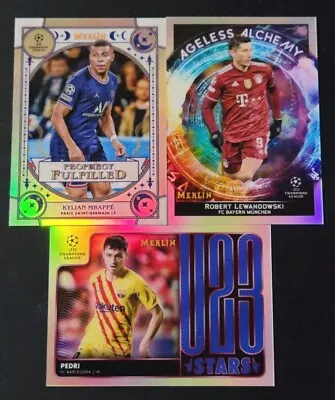 2021-22 Topps Merlin Chrome UEFA Champions League INSERTS You Pick • $1.40