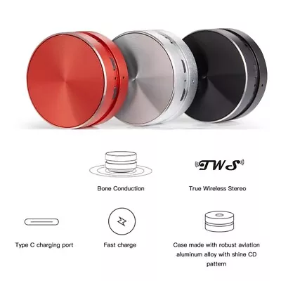 Mini Speaker Hummingbird Sound Bone Conduction Bluetooth Sound Box TWS Wireless • $22.98