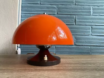 Vintage Table Space Age Mushroom Lamp Atomic Design Light Mid Century Desk Ufo  • $160