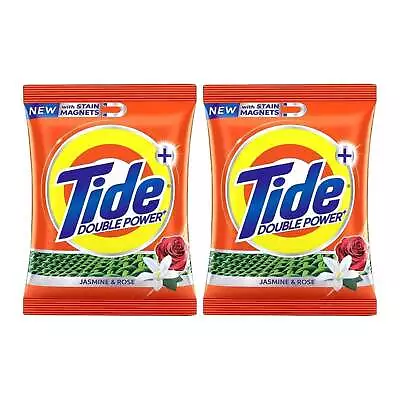 Tide Double Power+ Jasmine & Rose Powder Laundry Detergent 500g (Pack Of 2) • $13.99