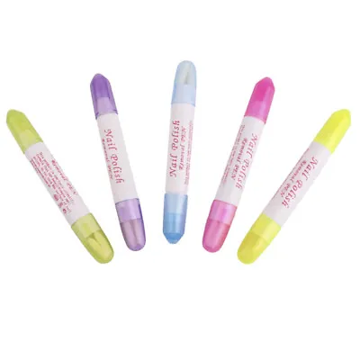 5pc Nail Art Polish Remover Cleaner Corrector Pen Replaceable Brushes 1-lq • $2.86